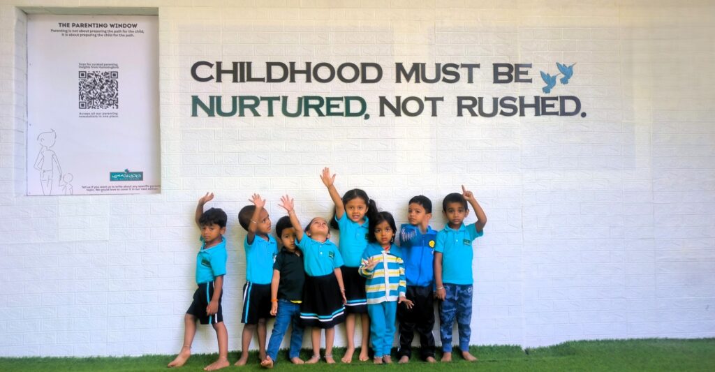 Children at Hummingbird Preschool – safe and nurturing preschool in MCECHS Layout