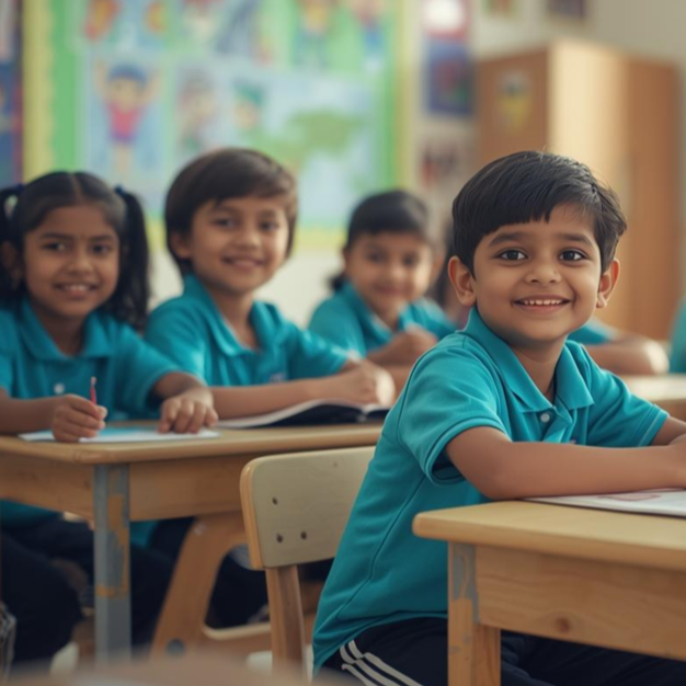 Classroom learning at Hummingbird Preschool – structured preschool in MCECHS Layout